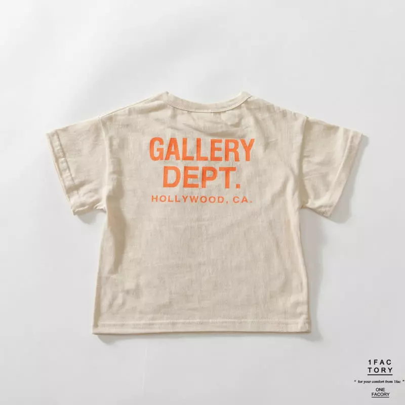 1 Fac - Korean Children Fashion - #childofig - Gallery Lettering Tee - 7