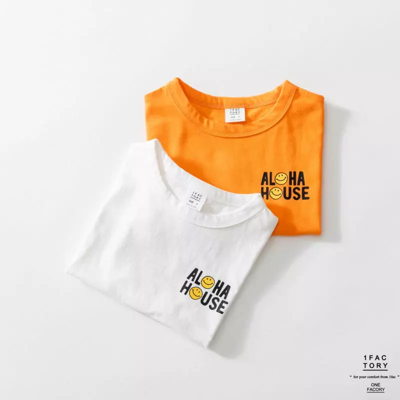 1 Fac - Korean Children Fashion - #childofig - Aloha Smile Tee