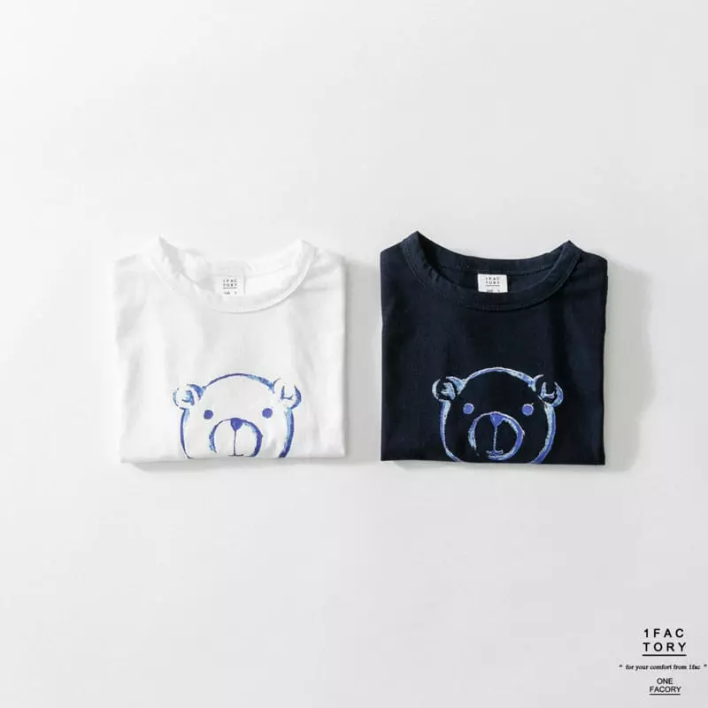 1 Fac - Korean Children Fashion - #childofig - Bear Face Tee - 9