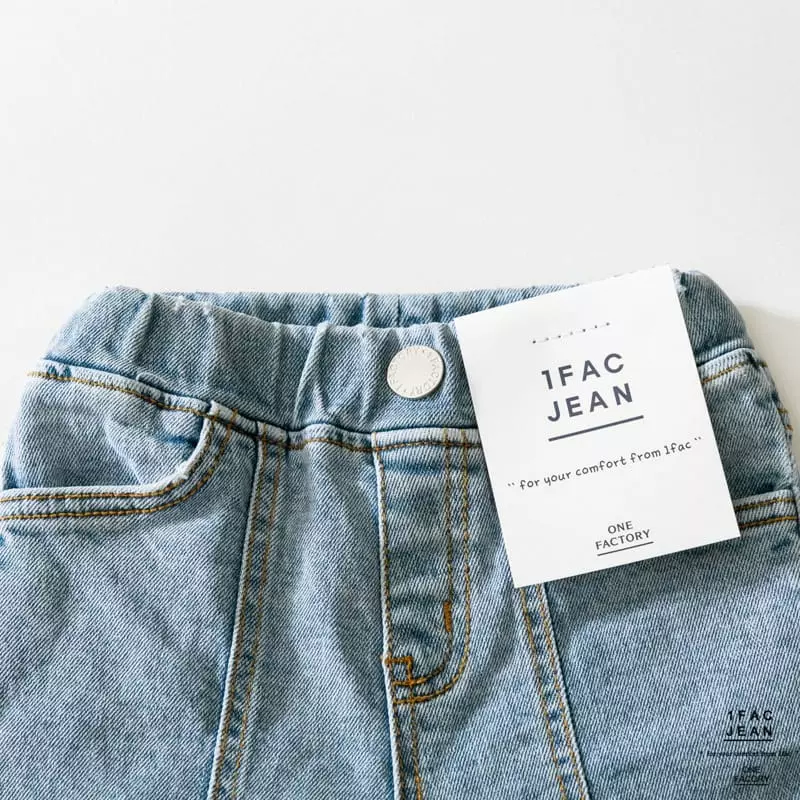 1 Fac - Korean Children Fashion - #childofig - Slit Ston Straight Jeans - 3