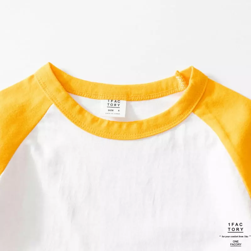 1 Fac - Korean Children Fashion - #childofig - Pastel Raglan Tee - 4