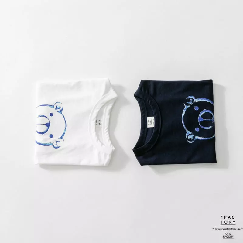 1 Fac - Korean Children Fashion - #childrensboutique - Bear Face Tee - 11