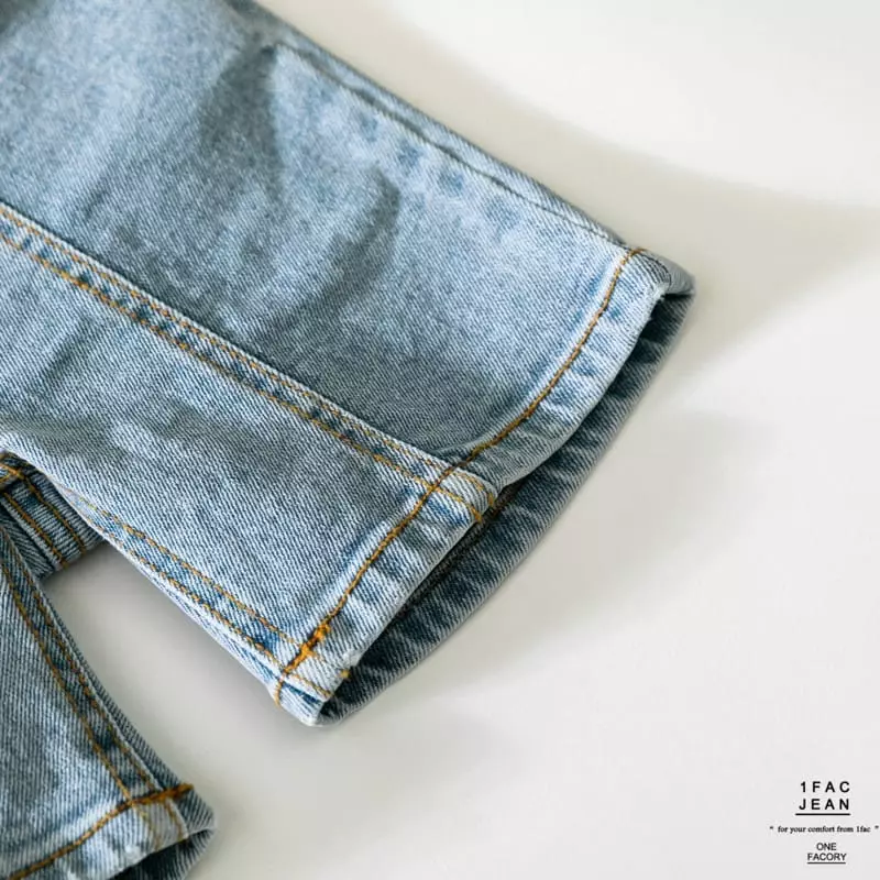 1 Fac - Korean Children Fashion - #childofig - Slit Ston Straight Jeans - 4