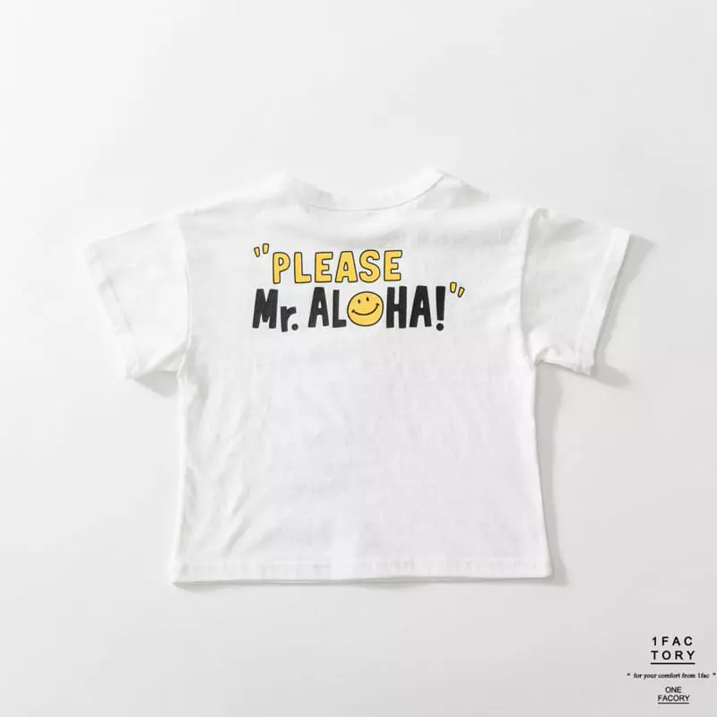 1 Fac - Korean Children Fashion - #designkidswear - Aloha Smile Tee - 3