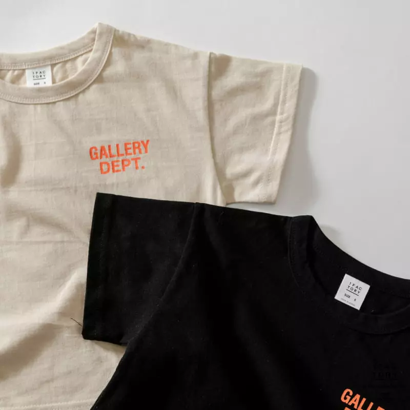 1 Fac - Korean Children Fashion - #discoveringself - Gallery Lettering Tee - 10