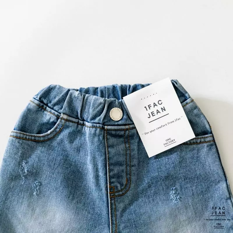1 Fac - Korean Children Fashion - #discoveringself - Nudle Jeans