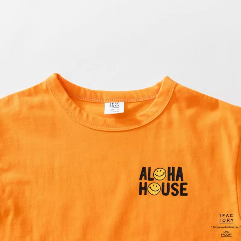 1 Fac - Korean Children Fashion - #fashionkids - Aloha Smile Tee - 5