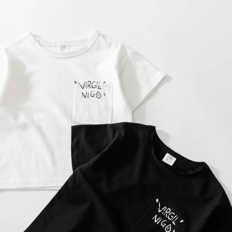 1 Fac - Korean Children Fashion - #fashionkids - Nigo Pocket Tee - 2