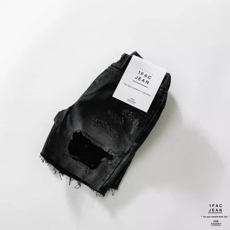 1 Fac - Korean Children Fashion - #fashionkids - Metal Black Vintage Shorts - 6