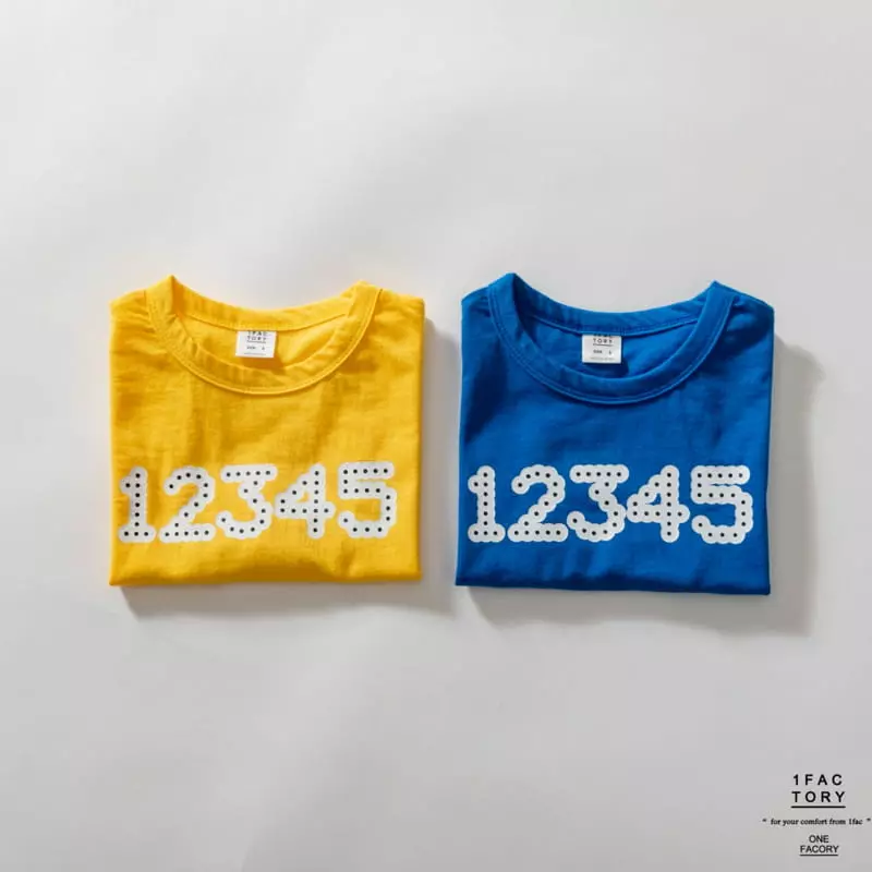 1 Fac - Korean Children Fashion - #kidsshorts - 12345 Number Tee - 11