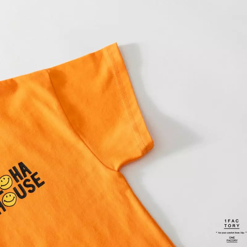 1 Fac - Korean Children Fashion - #kidsshorts - Aloha Smile Tee - 6