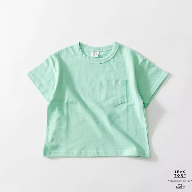 1 Fac - Korean Children Fashion - #kidsshorts - Ivy Pocket Tee - 5