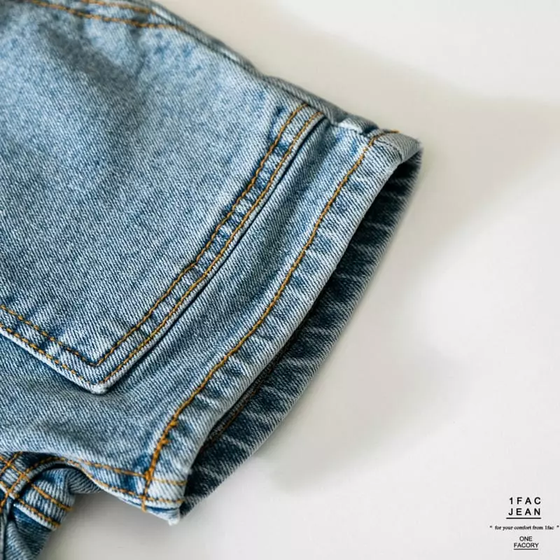 1 Fac - Korean Children Fashion - #fashionkids - Daddy Pocket Jeans - 4