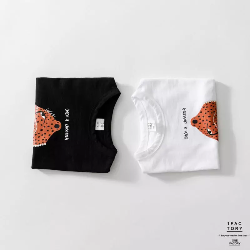 1 Fac - Korean Children Fashion - #kidsstore - Cheetah Tee - 8