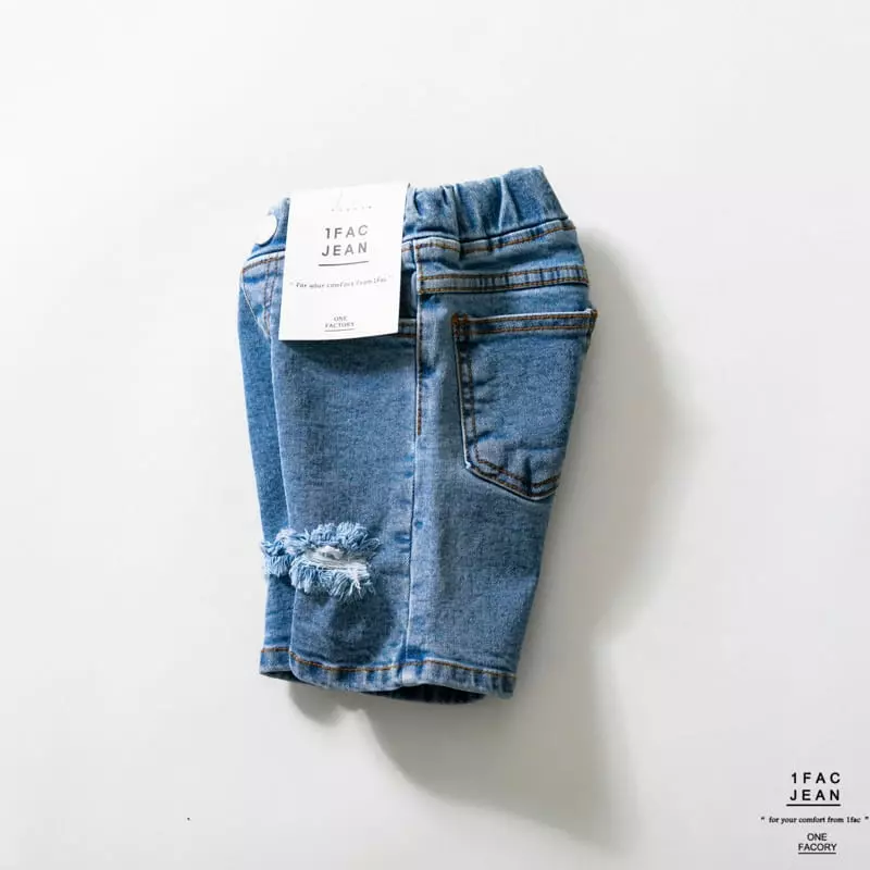 1 Fac - Korean Children Fashion - #kidsstore - Double Vintage Straight Jeans - 6