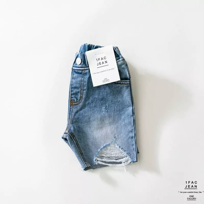 1 Fac - Korean Children Fashion - #kidsshorts - Nudle Jeans - 4