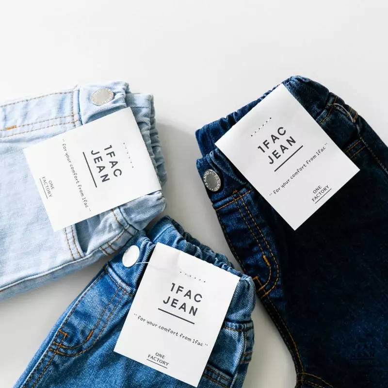 1 Fac - Korean Children Fashion - #kidsstore - Gament Natural Jeans - 2