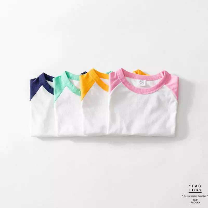 1 Fac - Korean Children Fashion - #kidzfashiontrend - Pastel Raglan Tee - 10