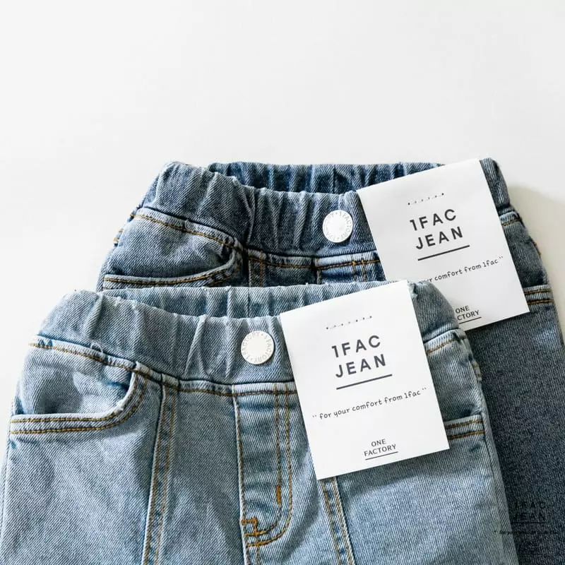 1 Fac - Korean Children Fashion - #kidzfashiontrend - Slit Ston Straight Jeans - 10