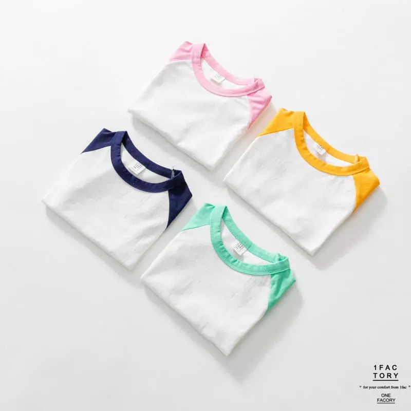 1 Fac - Korean Children Fashion - #littlefashionista - Pastel Raglan Tee - 12