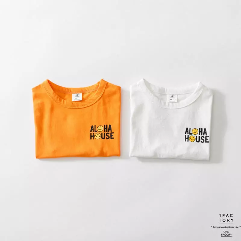 1 Fac - Korean Children Fashion - #littlefashionista - Aloha Smile Tee - 10
