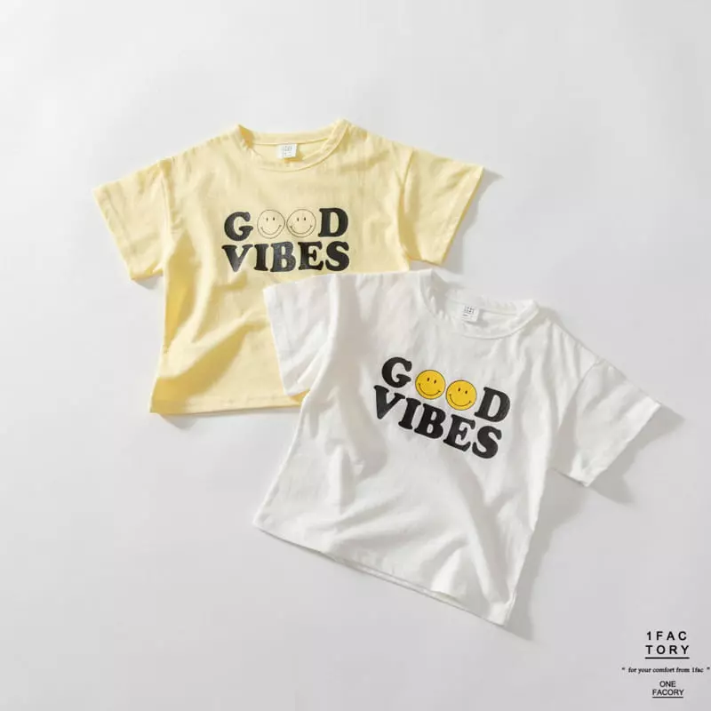 1 Fac - Korean Children Fashion - #magicofchildhood - Good Vibe Smile Tee - 2
