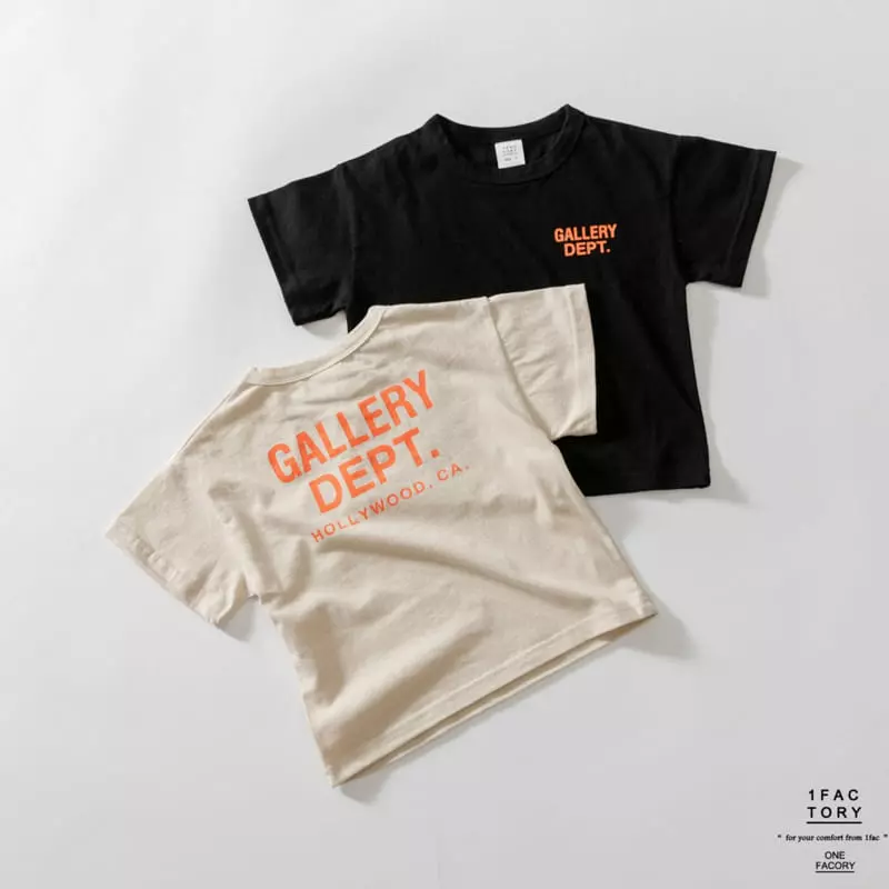 1 Fac - Korean Children Fashion - #magicofchildhood - Gallery Lettering Tee