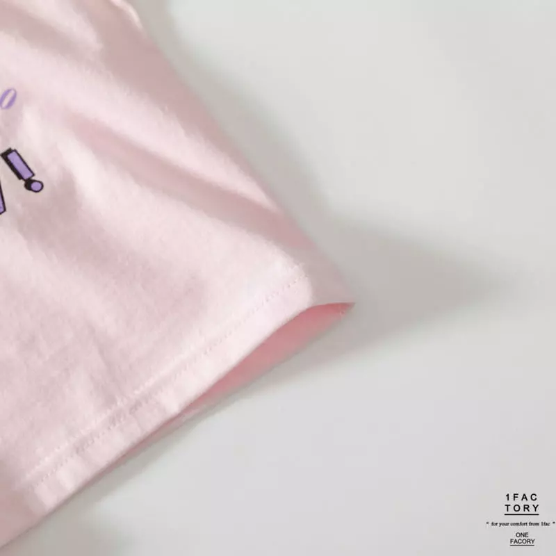1 Fac - Korean Children Fashion - #minifashionista - Nice Day Smile Tee - 5
