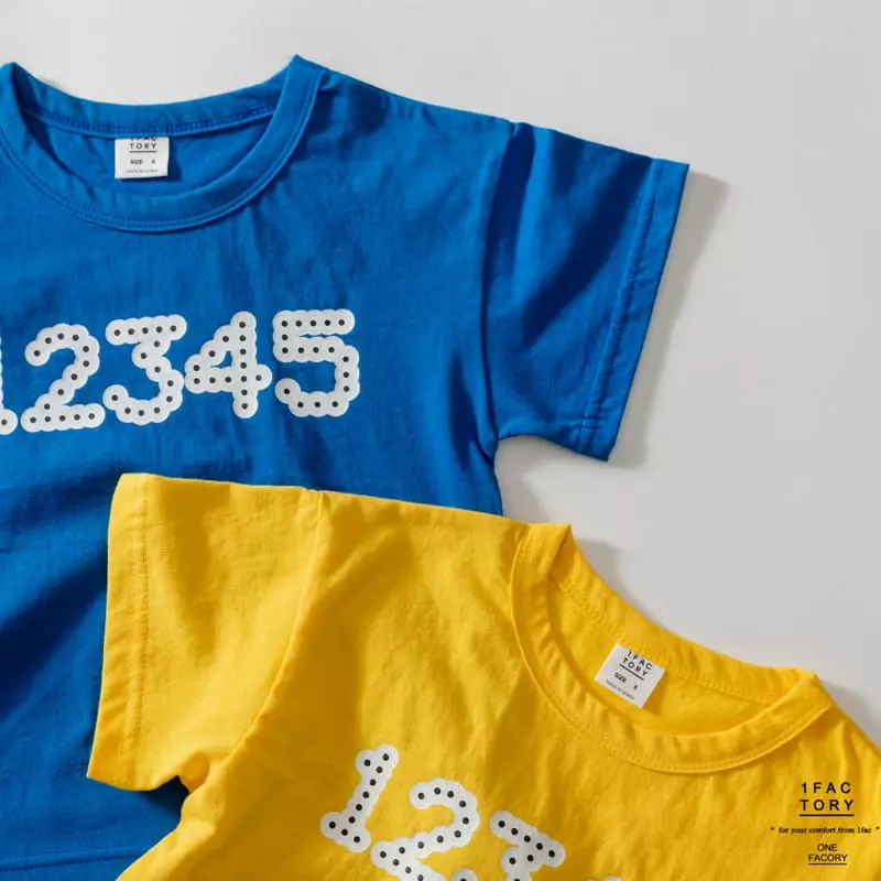 1 Fac - Korean Children Fashion - #minifashionista - 12345 Number Tee