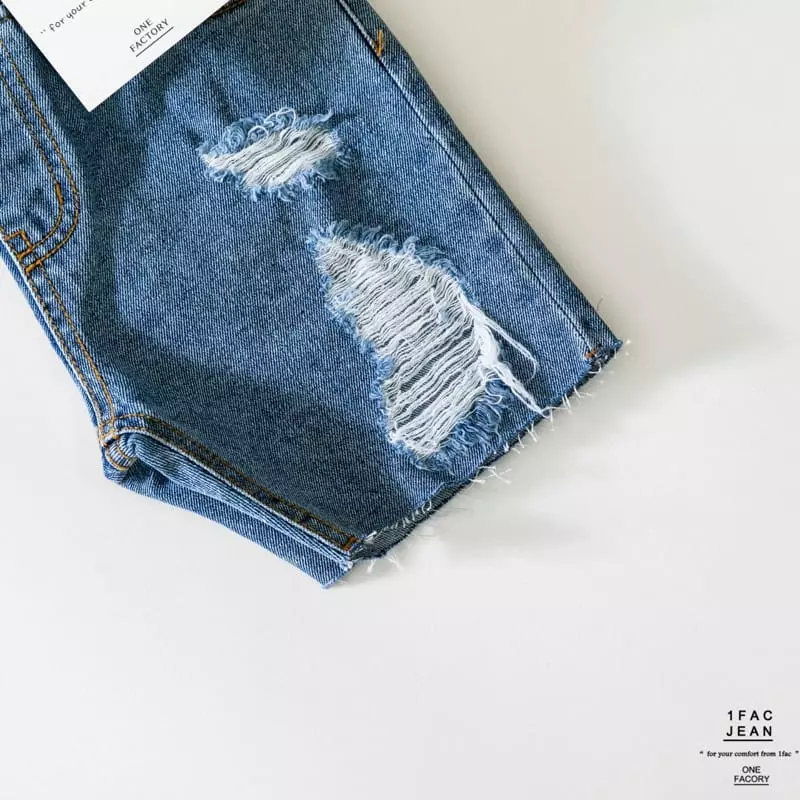 1 Fac - Korean Children Fashion - #minifashionista - Vintage Cutting Jeans - 6