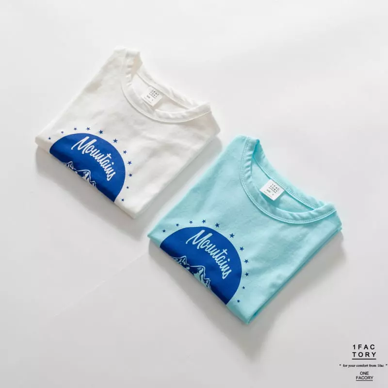 1 Fac - Korean Children Fashion - #prettylittlegirls - Blue Mountain Tee - 9