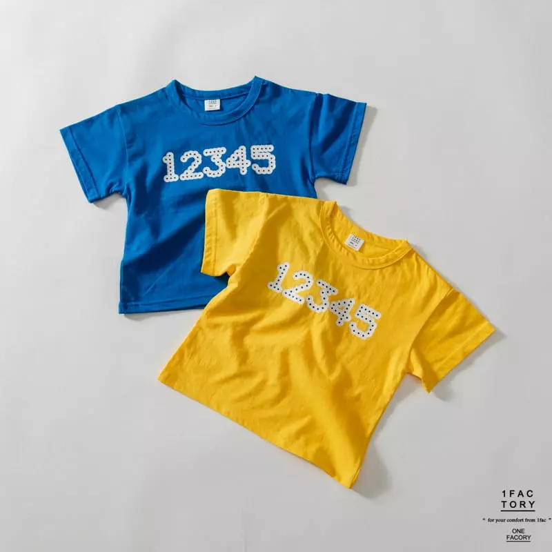 1 Fac - Korean Children Fashion - #prettylittlegirls - 12345 Number Tee - 2
