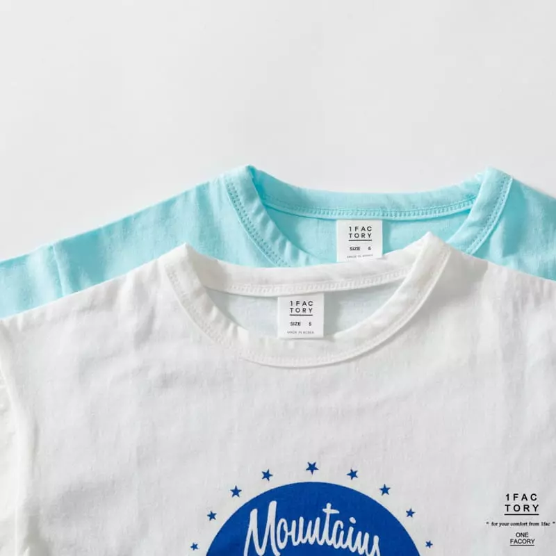 1 Fac - Korean Children Fashion - #stylishchildhood - Blue Mountain Tee - 12