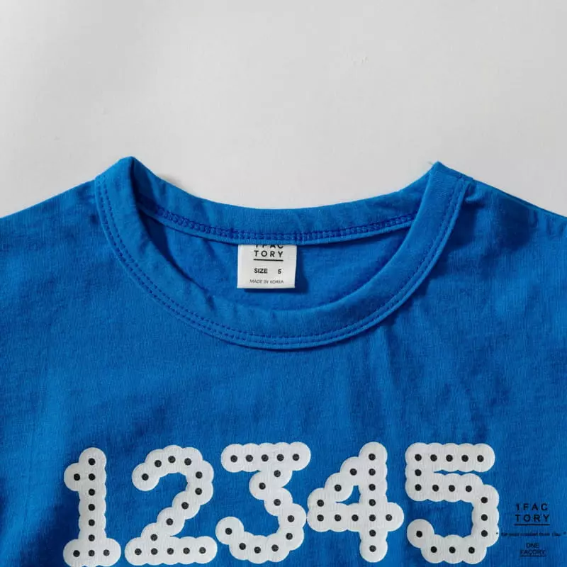 1 Fac - Korean Children Fashion - #stylishchildhood - 12345 Number Tee - 5