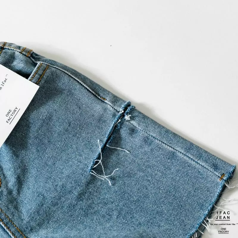 1 Fac - Korean Children Fashion - #stylishchildhood - Bander Cuttiong Jeans - 2
