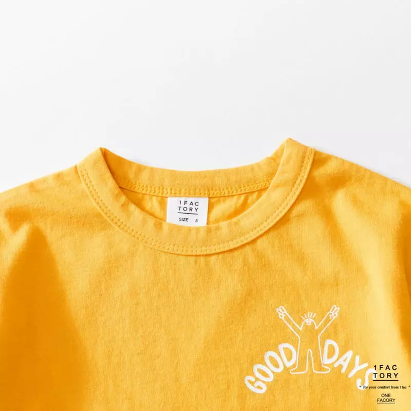 1 Fac - Korean Children Fashion - #todddlerfashion - Good Day Rainbow Tee - 6
