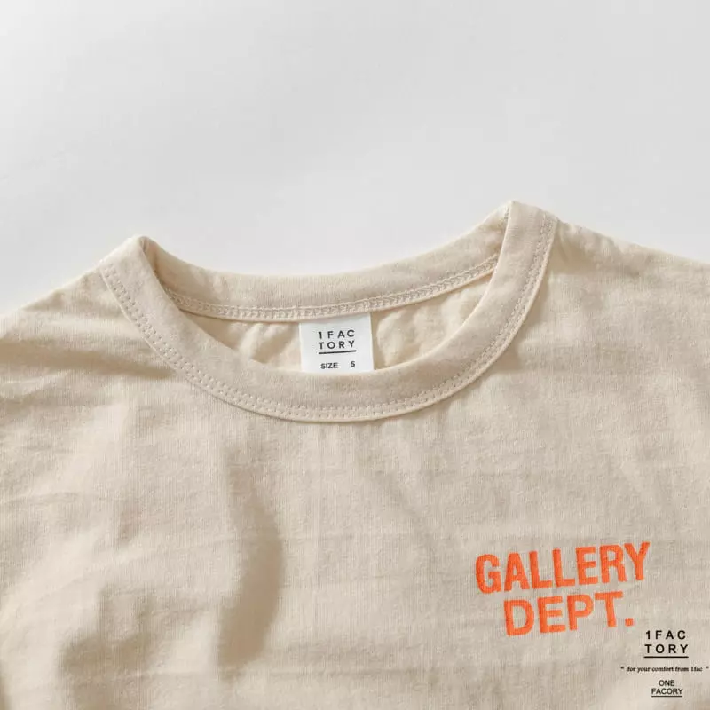 1 Fac - Korean Children Fashion - #prettylittlegirls - Gallery Lettering Tee - 4