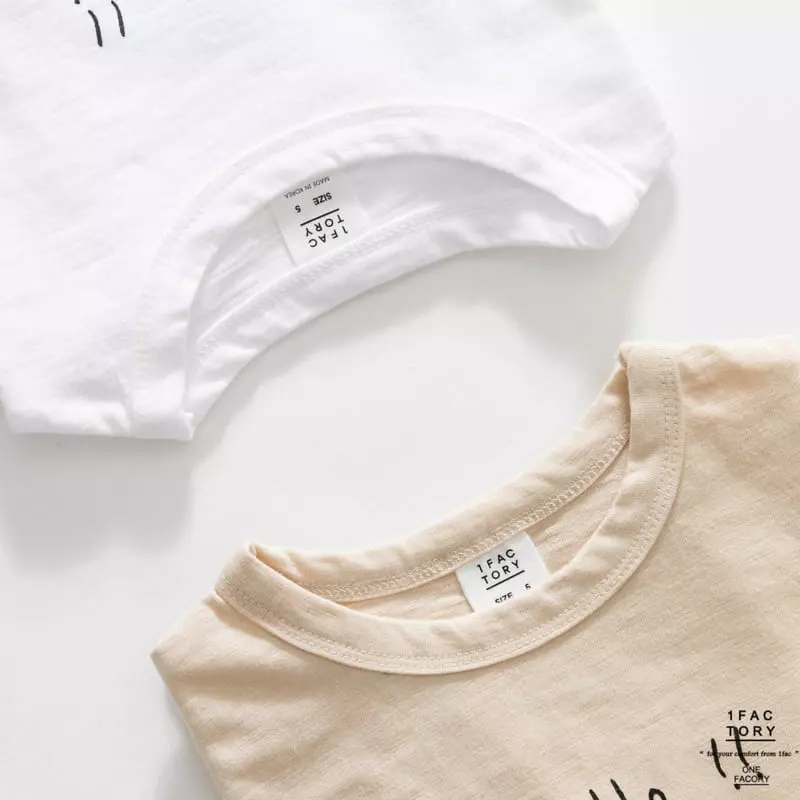 1 Fac - Korean Children Fashion - #todddlerfashion - Hello Bear Tee