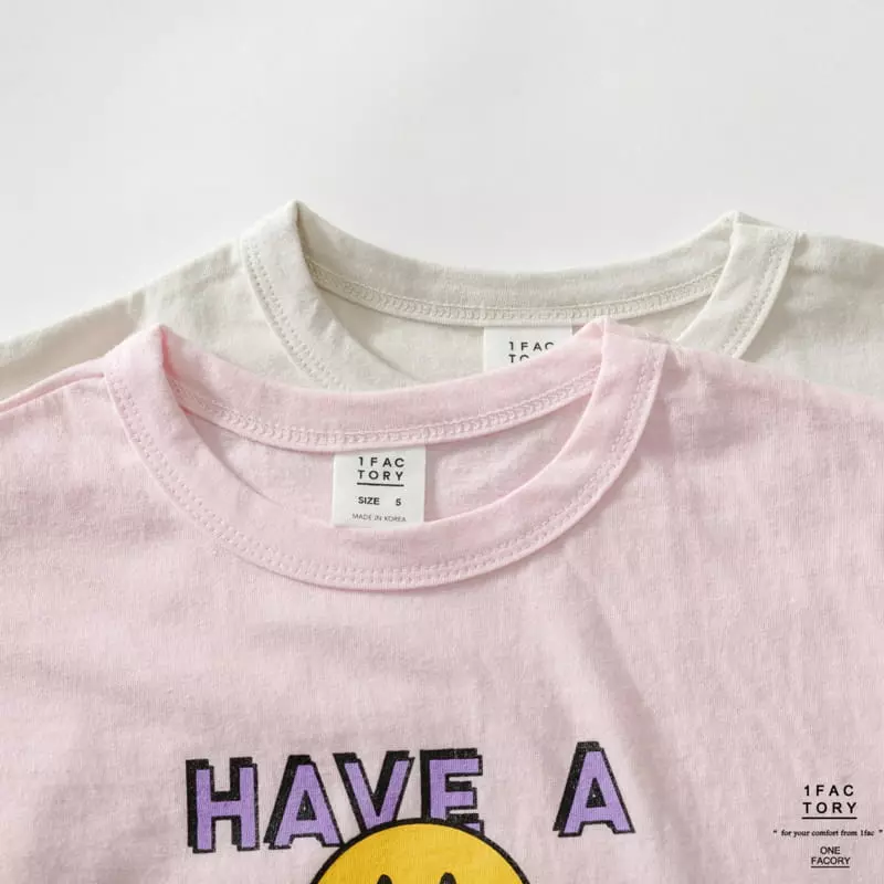 1 Fac - Korean Children Fashion - #toddlerclothing - Nice Day Smile Tee - 8