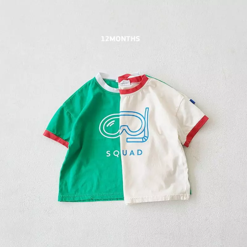12 Month - Korean Children Fashion - #Kfashion4kids - Squad Tee