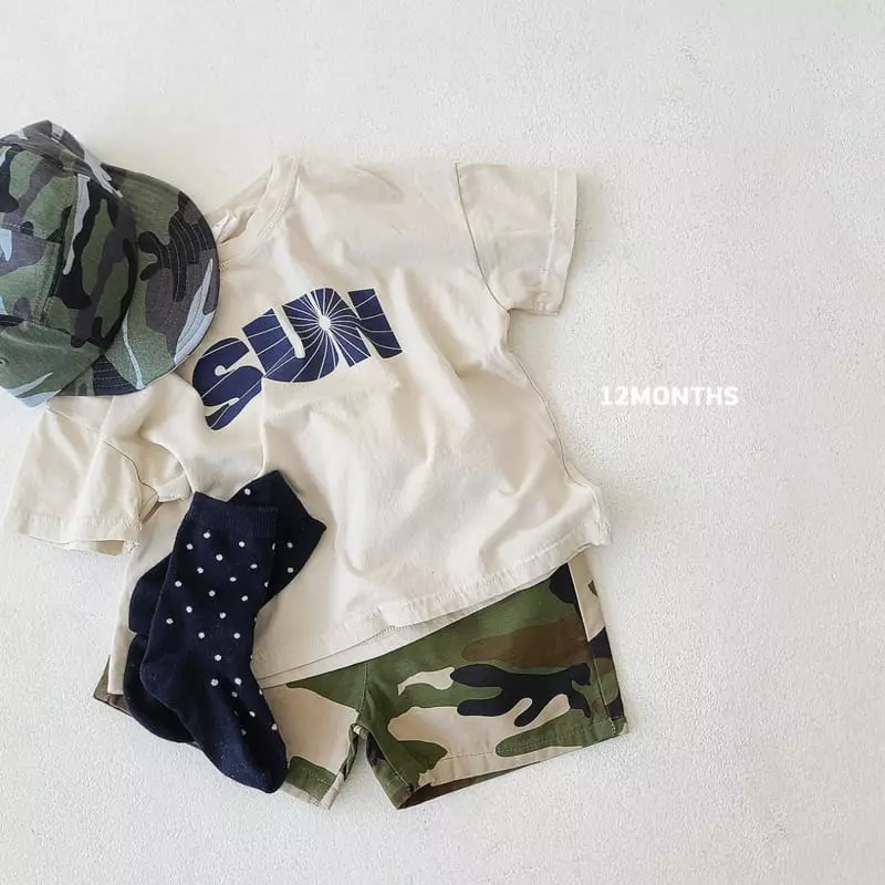 12 Month - Korean Children Fashion - #childofig - Sun Tee - 5