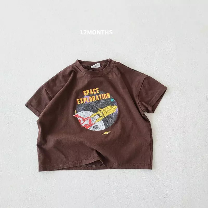 12 Month - Korean Children Fashion - #childofig - Space Tee - 3