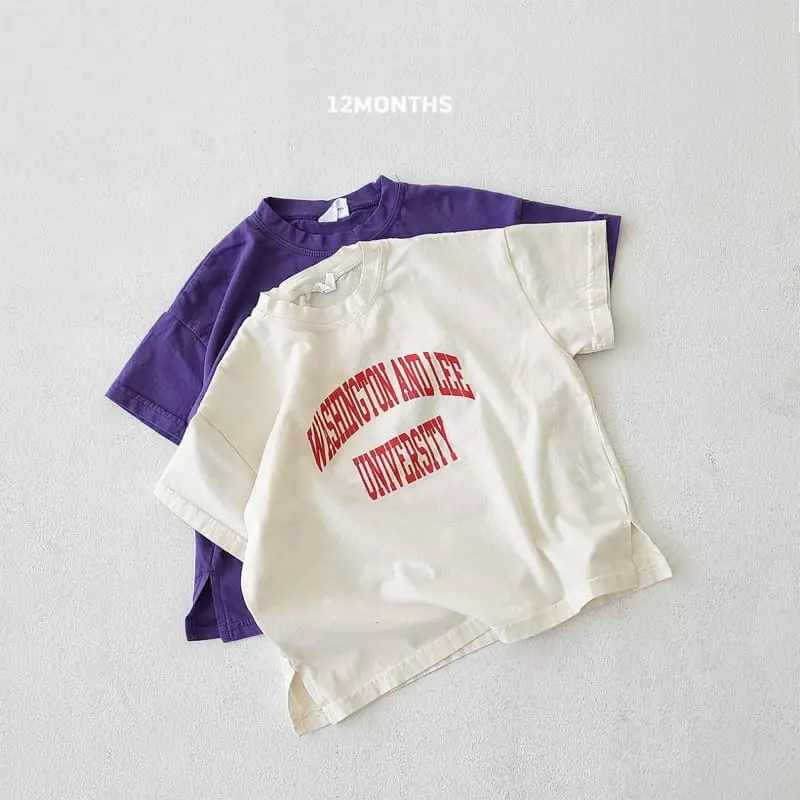 12 Month - Korean Children Fashion - #childofig - Washington Tee - 3