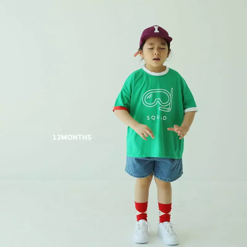 12 Month - Korean Children Fashion - #discoveringself - Squad Tee - 10