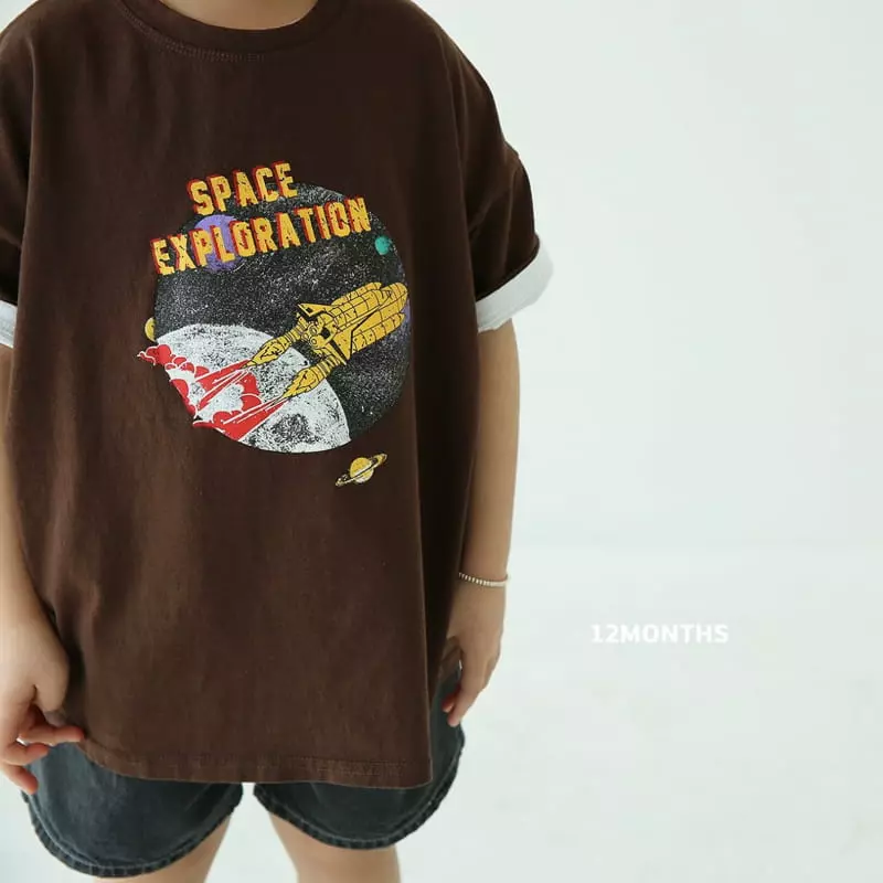 12 Month - Korean Children Fashion - #fashionkids - Space Tee - 8
