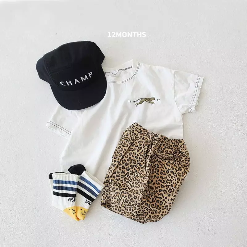 12 Month - Korean Children Fashion - #fashionkids - Summer Cheetah Tee - 6