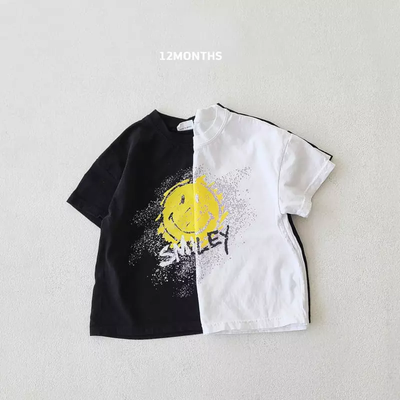 12 Month - Korean Children Fashion - #littlefashionista - Smile Tee - 3