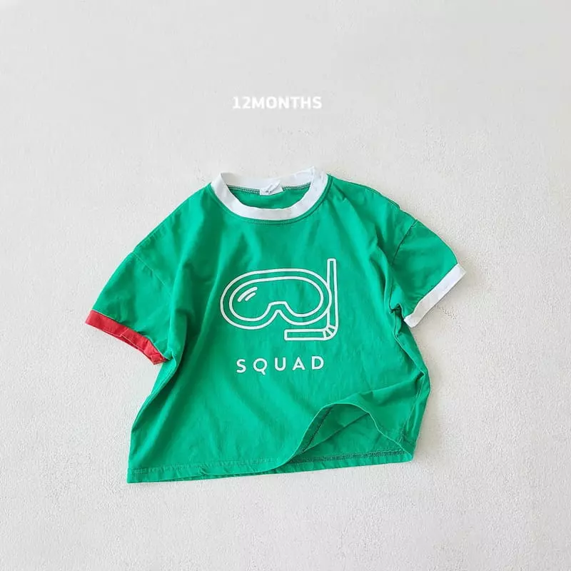 12 Month - Korean Children Fashion - #littlefashionista - Squad Tee - 2