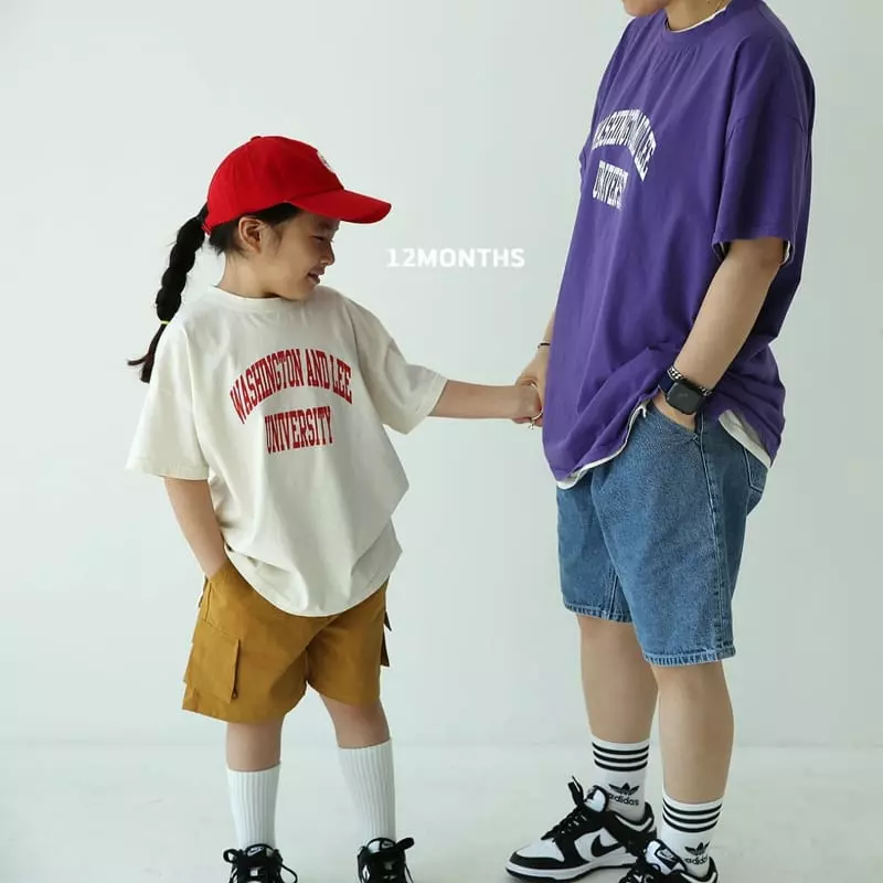 12 Month - Korean Children Fashion - #littlefashionista - Washington Tee - 12