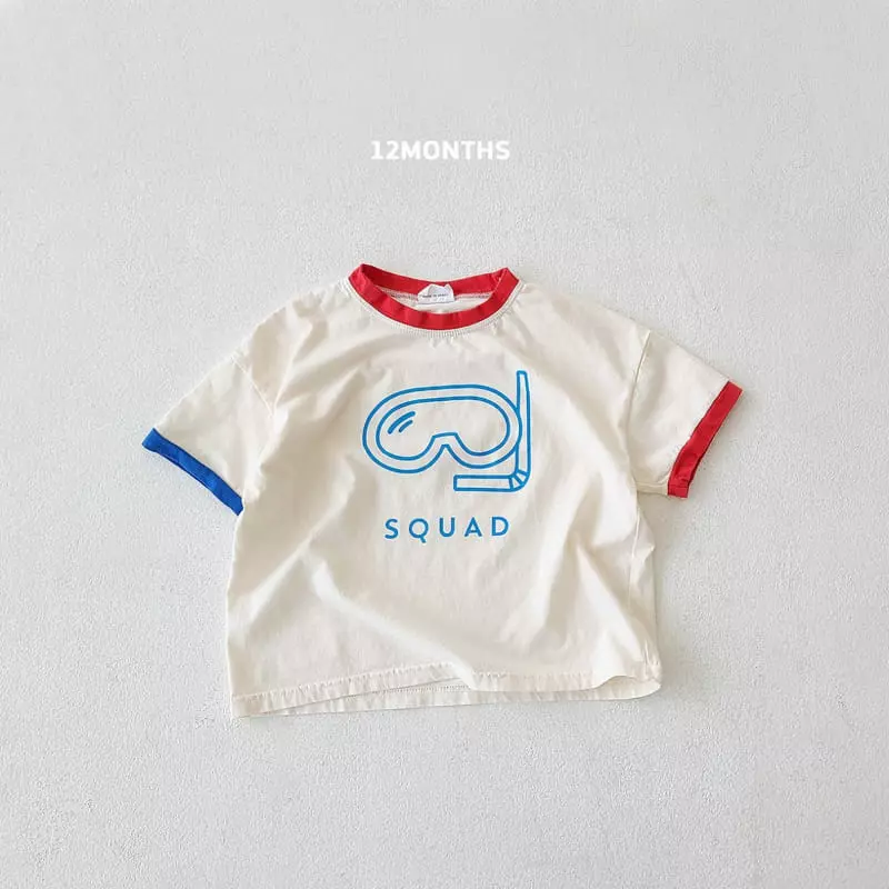 12 Month - Korean Children Fashion - #magicofchildhood - Squad Tee - 3